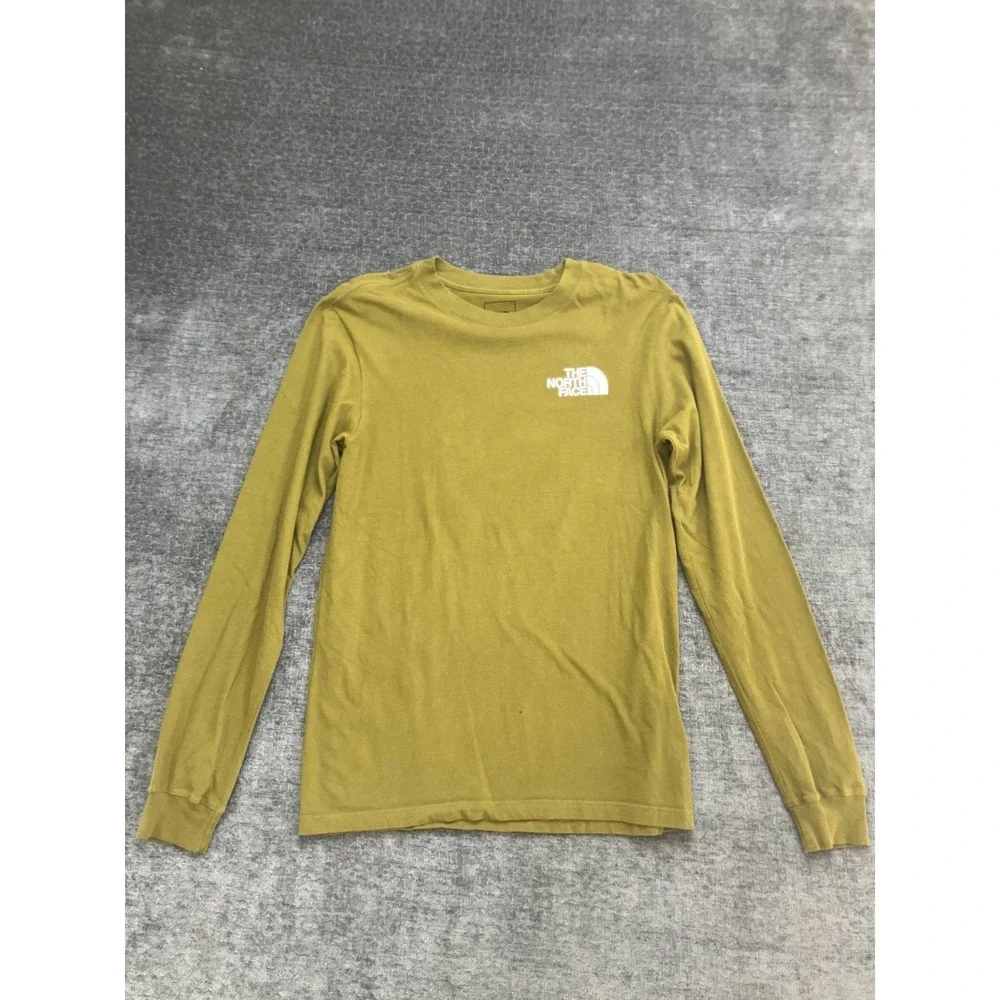The North Face Never Stop Exploring T-Shirt Mens Small Green‎ Box NSE Graphic